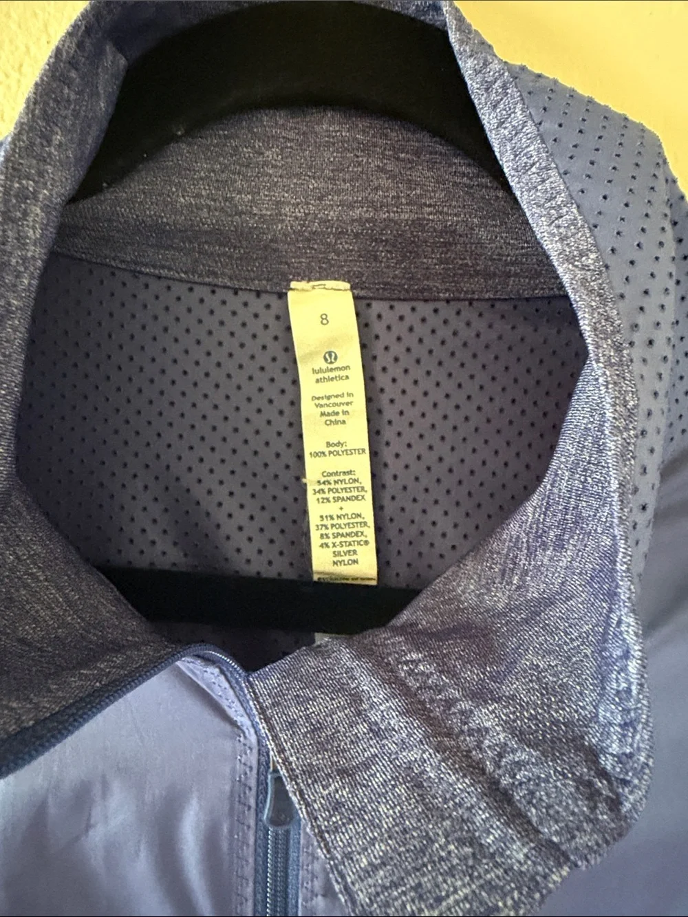 Lululemon Run Featherweight Hybrid Jacket 2 Royalty Purple Windbreaker